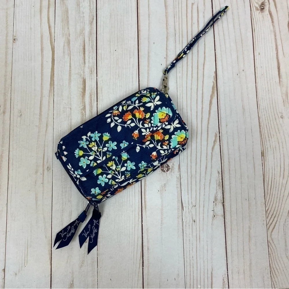 Vera Bradley Quilted Floral Wristlet Wallet